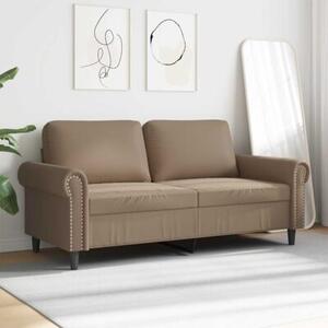 Sofa, 2-osobowa kolor cappuccino, 140 cm, sztuczna skÃ³ra
