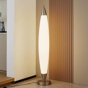 Lampa stojąca LED Tarell Lucande, możliwość ściemniania, biały / opal, salon / jadalnia, tworzywo sztuczne, nowoczesny