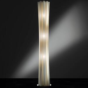 Slamp Lampa stojąca designerska Bach, możliwość ściemniania, mosiężny / złoty, salon / jadalnia, tworzywo sztuczne, design