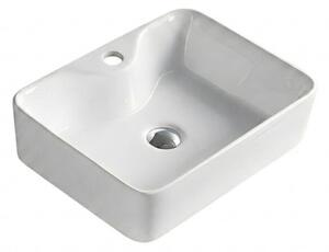 Umywalka nablatowa Corciano Elyss Proline Lśniąca Biel 48x37x13 cm