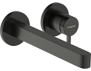 Bateria umywalkowa podtynkowa HANSGROHE Finoris 76050340 Czarny chrom szczotkowany