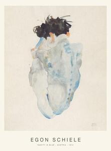 Reprodukcja Nudity in Blue Special Edition Nude - Egon Schiele