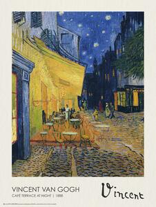 Plakat, Obraz Cafe Terrace at Night, Vincent van Gogh