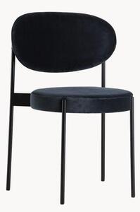 Krzesło tapicerowane z aksamitu Seria 430