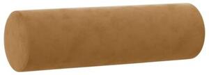 Sofa 2-osobowa z poduszkami, brÄ zowa, 120 cm, aksamit