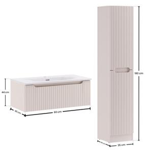 Zestaw mebli łazienkowych 60cm z umywalką SKY Nova Coast Evoke
