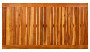Ogrodowy stolik kawowy, 110x60x45 cm, lite drewno akacjowe