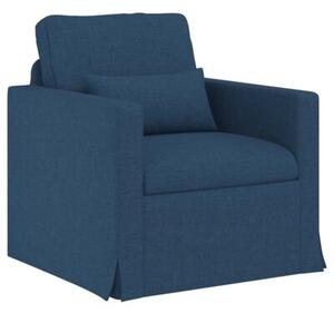 ModuÅowa sofa nowoczesna w kolorze niebieskim z ergonomicznym wsparciem