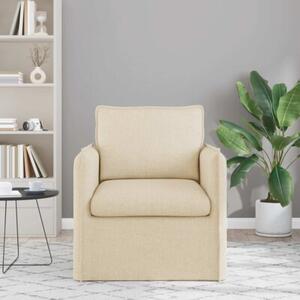 Nowoczesna kremowa kanapa moduÅowa z czarnÄ ramÄ i ergonomicznym designem