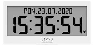 Lavvu LCX0010 zegar cyfrowy sterowany radiowo sygnałem Modig, biały