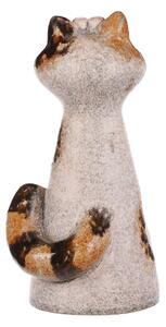 Ceramiczna dekoracja na płot Kot, 10 x 18 x 9 cm
