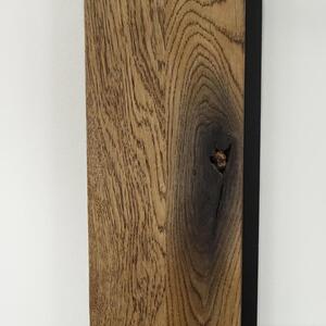 Drzwi przesuwne drewniane dębowe SZPROS 2 olej brąz