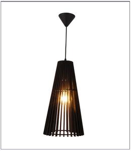 Lampa wisząca drewniany stożek - V038-Zenuti