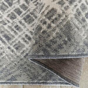 Szary nowoczesny wzorzysty dywan - Fivo 10X