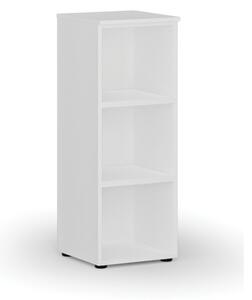Regał biurowy PRIMO WHITE, 1087 x 400 x 420 mm, biały