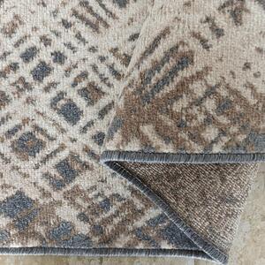 Brązowy prostokątny dywan do pokoju - Fivo 9X