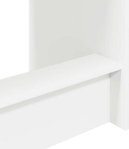 Nowoczesne biurko łóżkowe w minimalistycznym stylu - białe, 100 x 45 x 75 cm