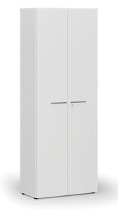Szafa biurowa z drzwiami PRIMO WHITE, 2128 x 800 x 420 mm, biały