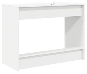 Nowoczesne biurko łóżkowe w minimalistycznym stylu - białe, 100 x 45 x 75 cm