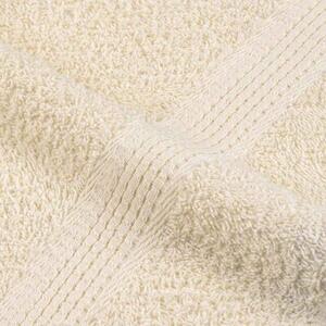 Ręczniki do sauny, frogn, 4 szt, kremowe, 80x200 cm, 360 g/m²