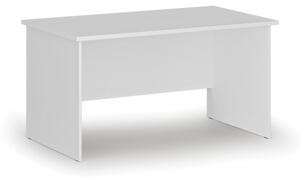 Biurko biurowe proste PRIMO WHITE, 1400 x 800 mm, białe