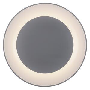 Lampa sufitowa ciemnoszara z diodą LED i pilotem - Meidan Oswietlenie wewnetrzne
