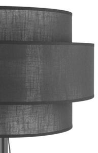 Lampa podłogowa TK Lighting CALISTO Black 5896, metalowa z abażurem, E27 LED do 15W, nowoczesna do salonu i sypialni 155 cm