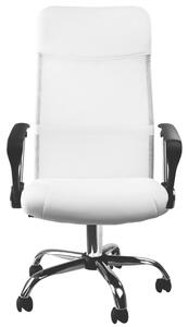 Krzesło biurowe Deluxe Białe Z Siatką