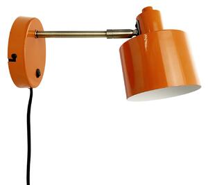 Lampa Ścienna Dyberg Larsen, Ocean, pomarańczowy, salon, metal, design