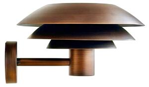 Zewnętrzna Lampa Dyberg Larsen, DL31 Outdoor, ściemnialny, miedziany, metal, skandynawski