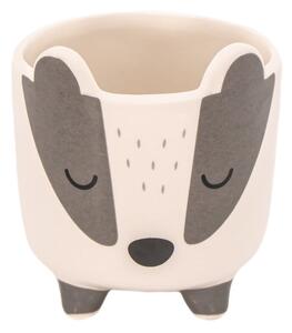 Ceramiczna osłonka na doniczkę ø 8 cm Badger Mini – Sass & Belle