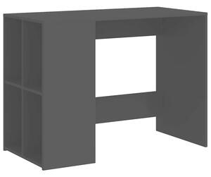 Biurko, czarne, 102x50x75 cm, materiał drewnopochodny