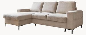 Sofa narożna ze sztruksu z funkcją spania i z/bez schowka Lofty Lilly (4-osobowa)