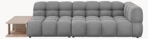 Sofa modułowa z weluru ze stolikiem Aster (4-osobowa)