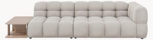 Sofa modułowa z weluru ze stolikiem Aster (4-osobowa)