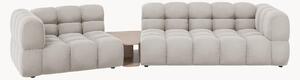 Sofa modułowa z weluru ze stolikiem Aster (3-osobowa)
