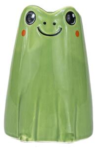 Zielony ceramiczny wazon (wysokość 10 cm) Frog Mini – Sass & Belle