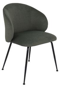 Krzesło do jadalni Ganta Black, zielone