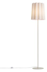 Lampa podłogowa Japandi beżowa z abażurem z tkaniny 160 cm - Jenni