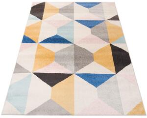 Skandynawski kolorowy dywan do pokoju młodzieżowego - Truto 4X