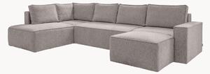 Panoramiczna sofa narożna z funkcją spania i schowkiem Brave Dave (8-osobowa)