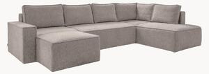 Panoramiczna sofa narożna z funkcją spania i schowkiem Brave Dave (8-osobowa)