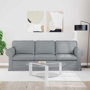 ModuÅowa kanapa w minimalistycznym stylu jasnoszara