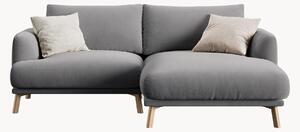 Sofa narożna z weluru Naomi