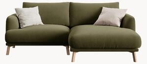 Sofa narożna z weluru Naomi