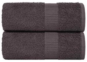 Ręczniki dla gości, frogn, 2 szt., antracyt, 30x50 cm, 360 g/m²