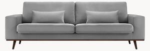 Sofa z weluru Hebe (3-osobowa)