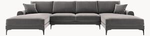 Panoramiczna sofa o wyglądzie aksamitu Madara (6-osobowa)