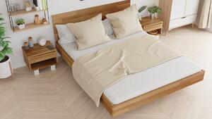 Łóżko drewniane Vigo Classic białe 140x200 Soolido Meble dębowe