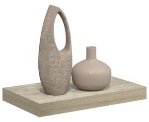 Półka ścienna, kolor dębowy, 40x23x3,8 cm, mdf